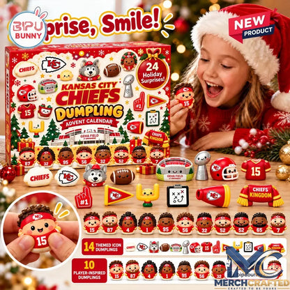 Kansas City Chiefs Dumpling Advent Calendar