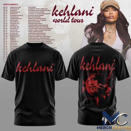 Kehlani Australia World Tour 2027 Special Edition Graphic Shirt
