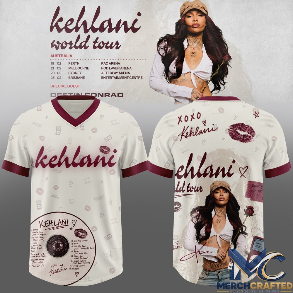 Kehlani World Tour Australia Football Jersey