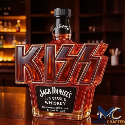 Kiss Band 50th Anniversary Limited Edition Whiskey Decanter