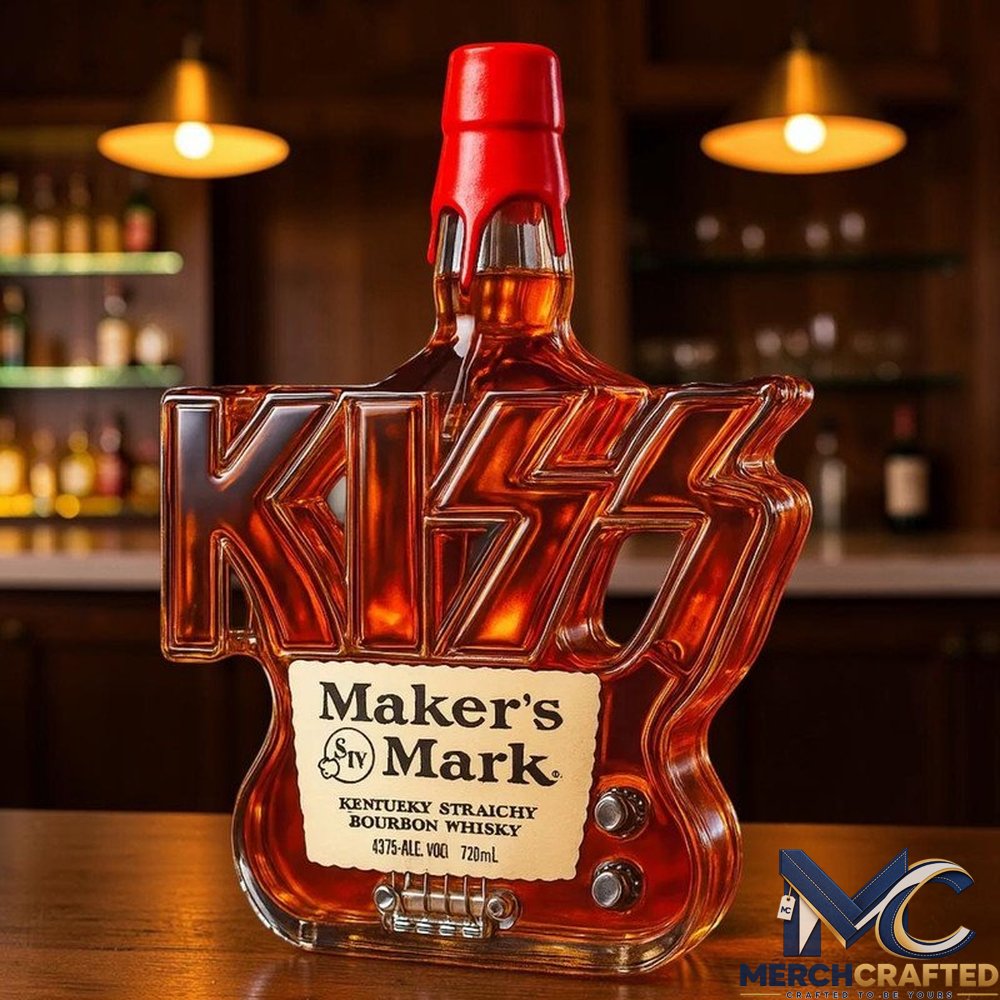 Kiss Band 50th Anniversary Limited Edition Whiskey Decanter