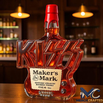 Kiss Band 50th Anniversary Limited Edition Whiskey Decanter