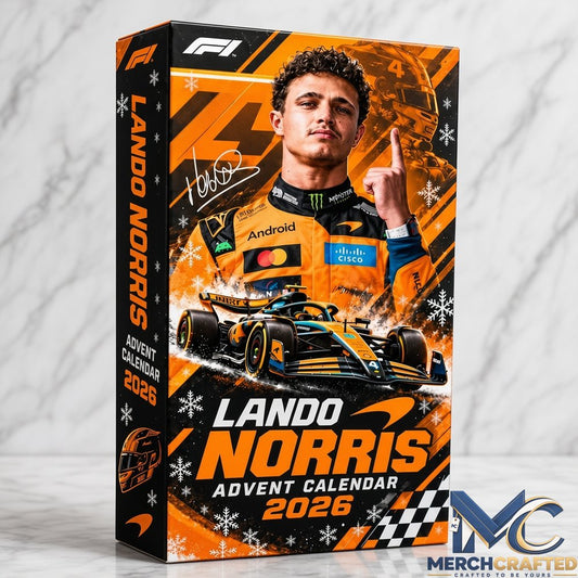 Lando Norris McLaren F1 Advent Calendar 2026 24 Day Formula One Racing Collectible Christmas Countdown Gift