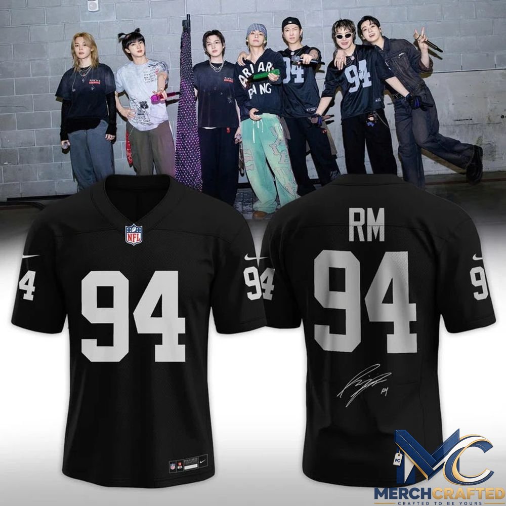 Las Vegas Raiders x BTS World Tour Arirang 2026 Football Jersey