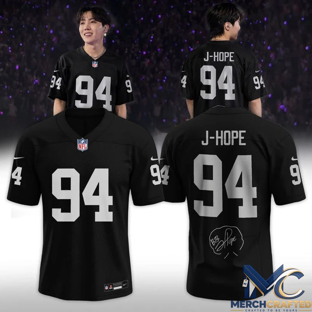 Las Vegas Raiders x BTS World Tour Arirang 2026 Football Jersey