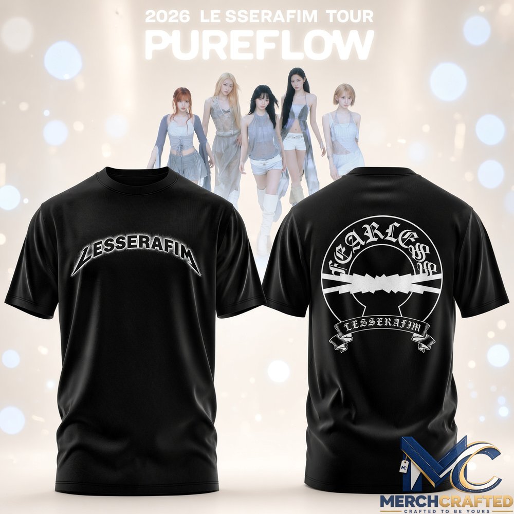 Le Sserafim Concert Tour T-Shirt 2026