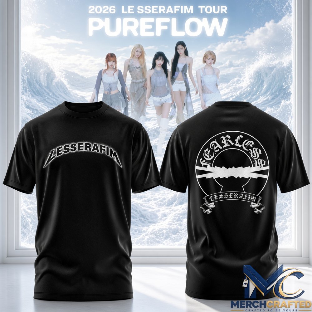 Le Sserafim Concert Tour T-Shirt 2026