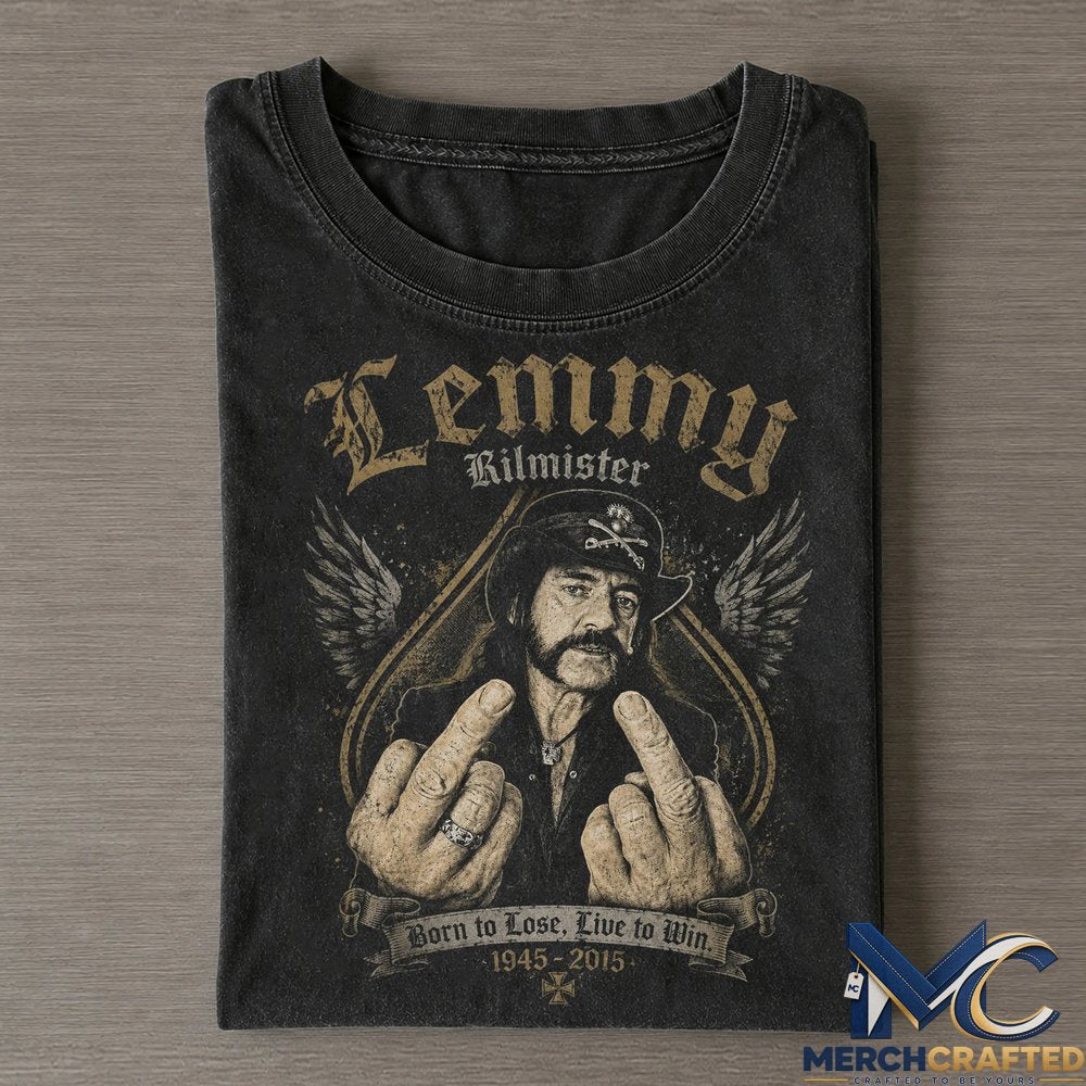 Lemmy Kilmister Finger Vintage Tee