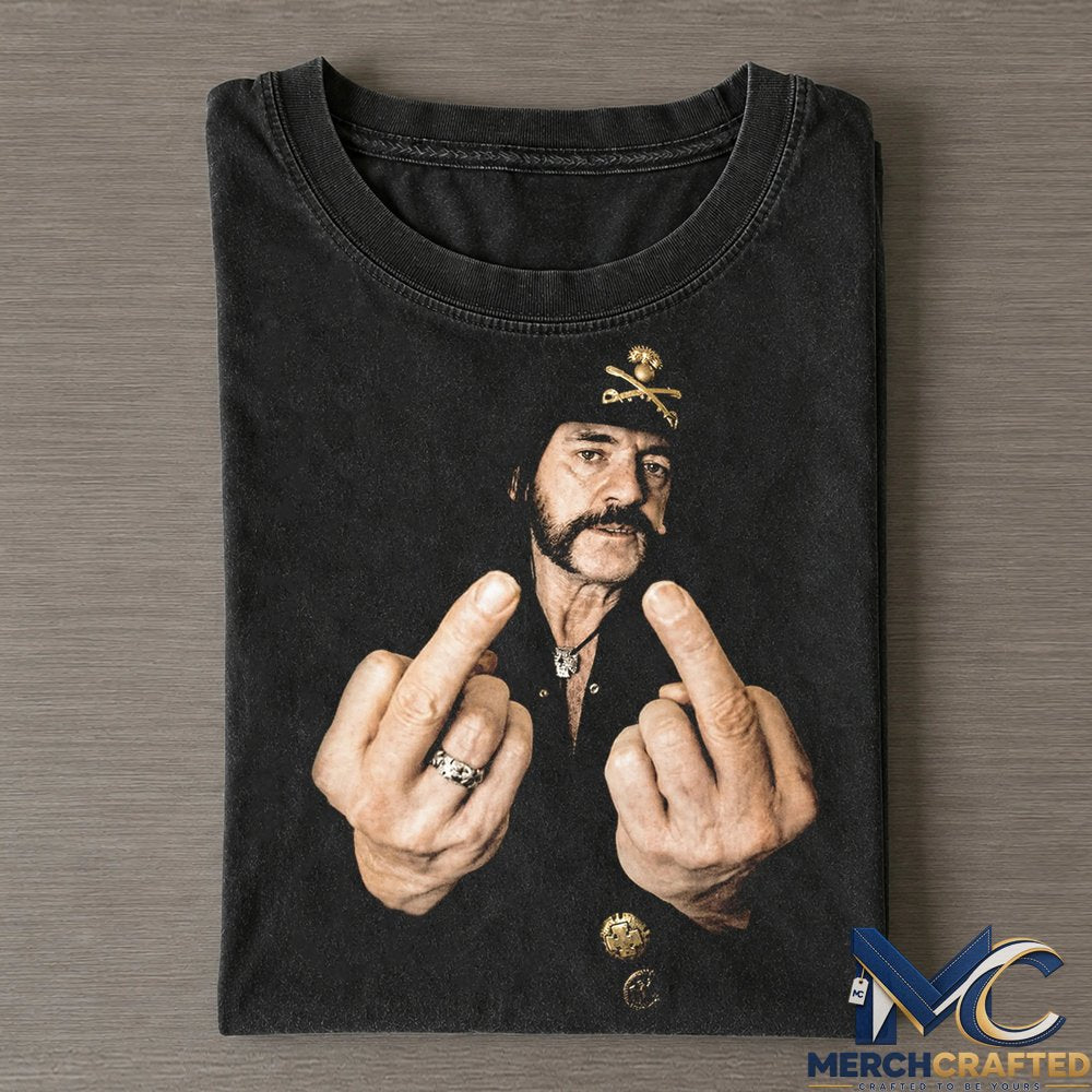 Lemmy Kilmister Finger Vintage Tee