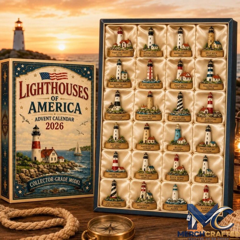 Lighthouses of America Advent Calendar 2026 – Collector-Grade Mini Lighthouse Models Countdown