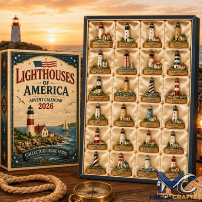 Lighthouses of America Advent Calendar 2026 – Collector-Grade Mini Lighthouse Models Countdown