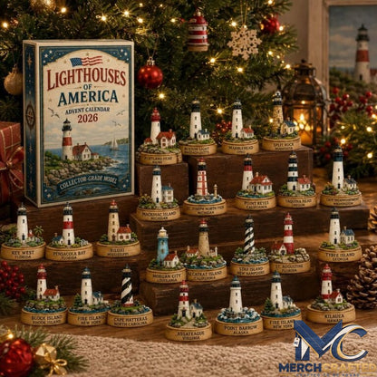 Lighthouses of America Advent Calendar 2026 – Collector-Grade Mini Lighthouse Models Countdown