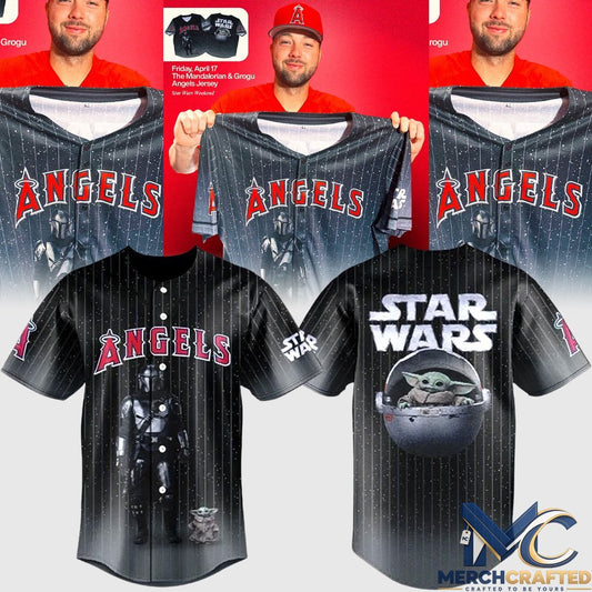 Limited Edition LA.Angels x Star Wars Night 2026 Baseball Jersey