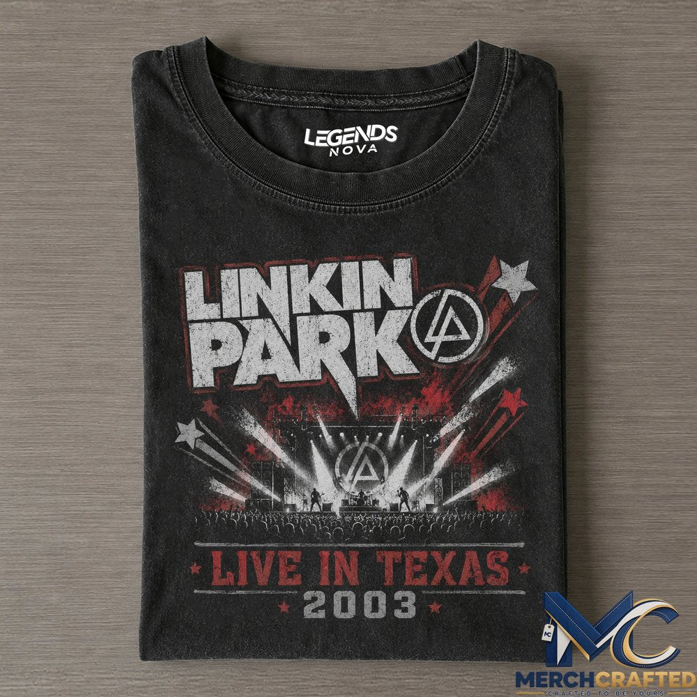 Linkin Park LIVE IN TEXAS 2003 Vintage Tee
