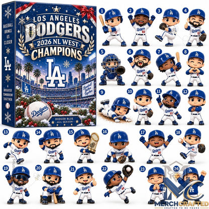 Los Angeles Dodgers 2026 Baseball Advent Calendar
