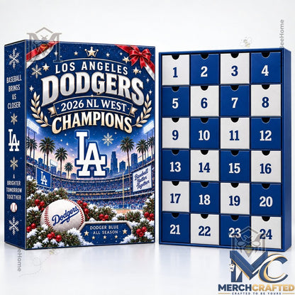 Los Angeles Dodgers 2026 Baseball Advent Calendar