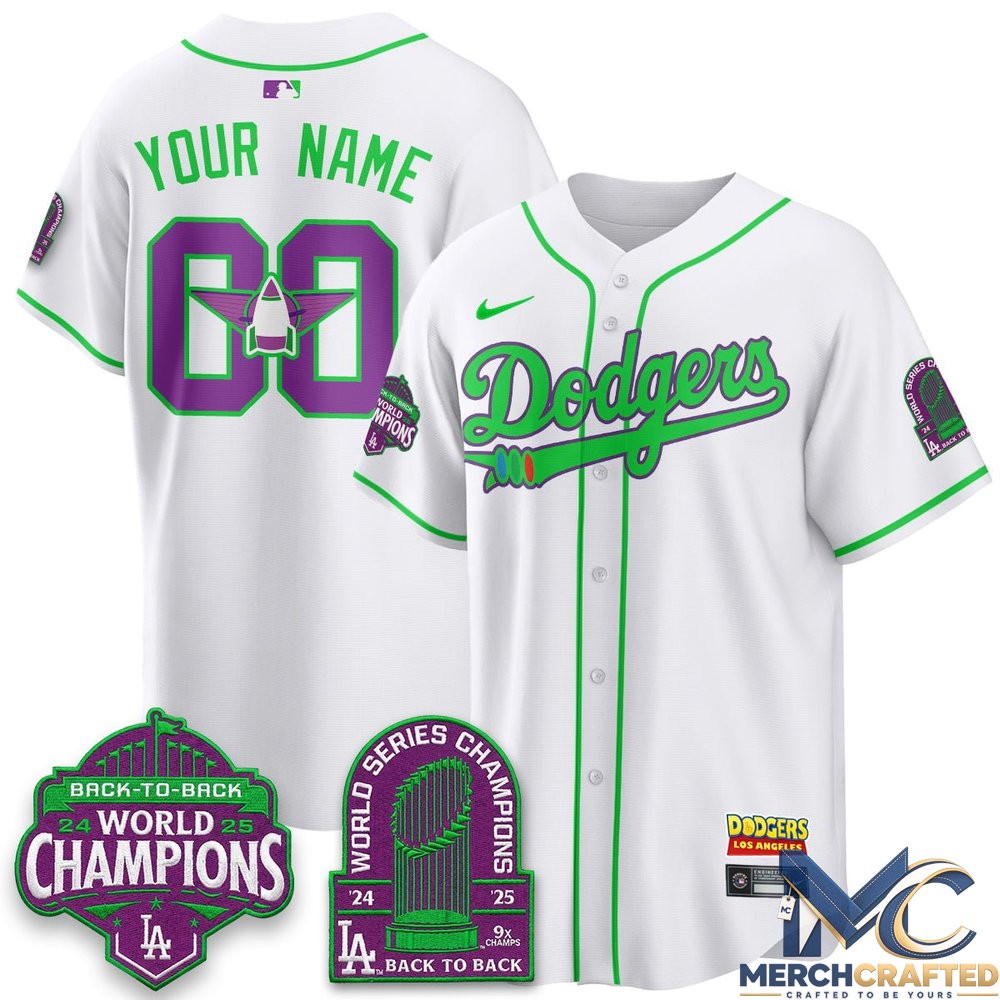 Los Angeles Dodgers 2026 Space Ranger Vapor Limited Custom Baseball Jersey