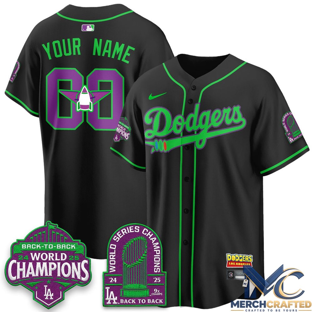 Los Angeles Dodgers 2026 Space Ranger Vapor Limited Custom Baseball Jersey