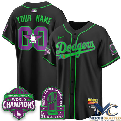 Los Angeles Dodgers 2026 Space Ranger Vapor Limited Custom Baseball Jersey