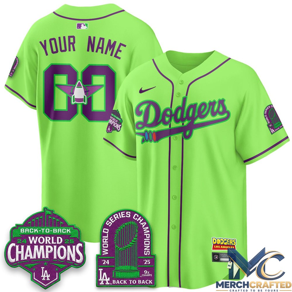 Los Angeles Dodgers 2026 Space Ranger Vapor Limited Custom Baseball Jersey