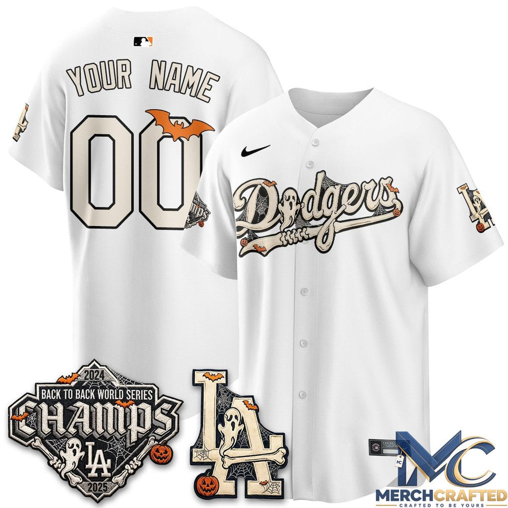 Los Angeles Dodgers Halloween 2026 Custom Jersey