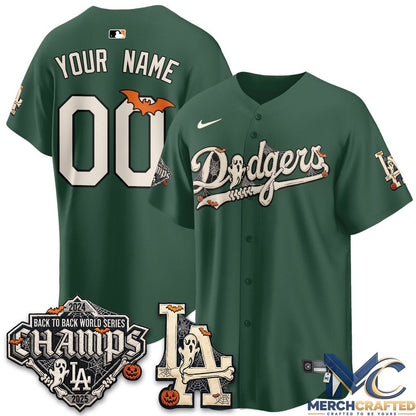 Los Angeles Dodgers Halloween 2026 Custom Jersey