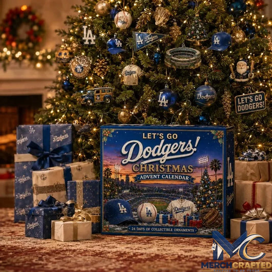 Los Angeles Dodgers Let's Go Dodgers! Baseball Christmas Advent Calendar