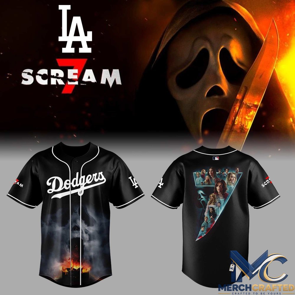 Los Angeles Dodgers x Scream Limited Edition Baseball Jersey