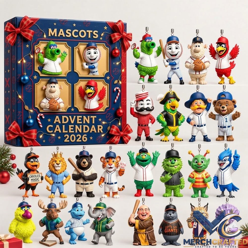MLB Major League Baseball Mascot Advent Calendar 2026