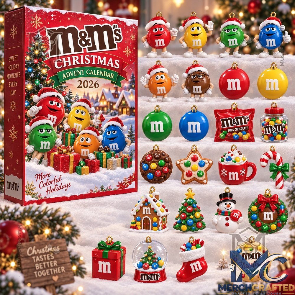MM Candy Christmas Charm Advent Calendar