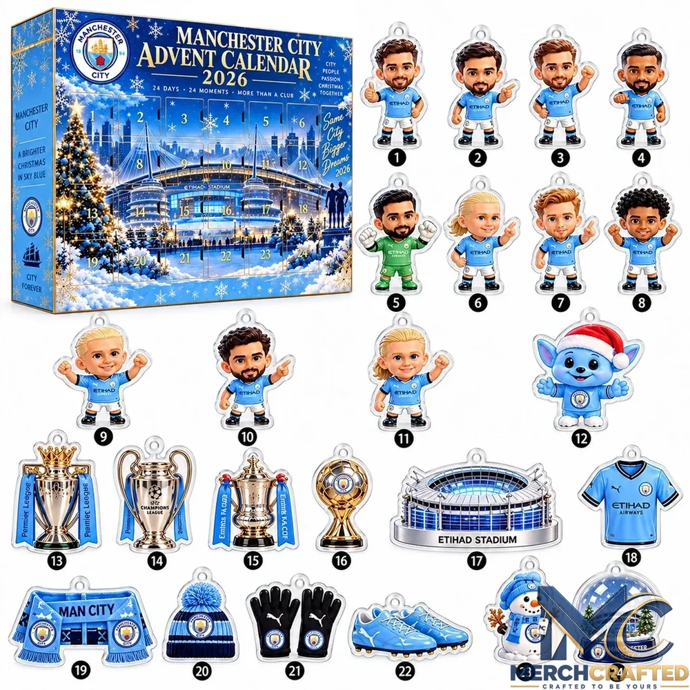 Manchester City Advent Calendar 2026 Christmas Gift