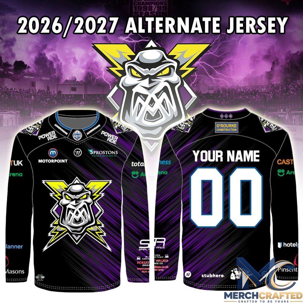 Manchester Storm 2026 27 Personalized Alternate Jersey