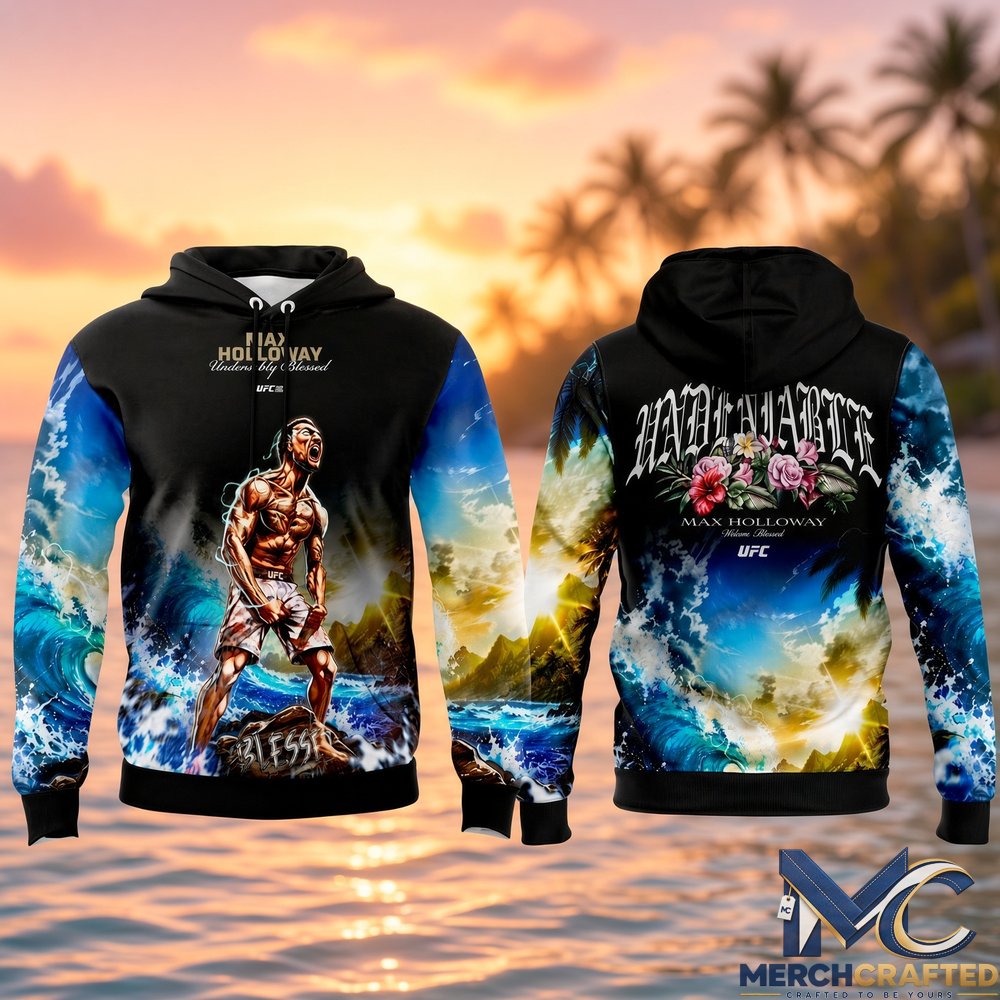 Max Holloway Undeniably Blessed 2026 Graphic Hoodie