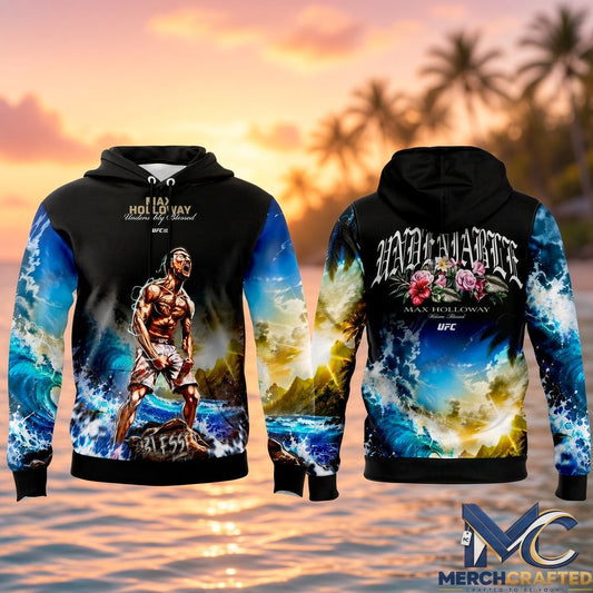 Max Holloway Undeniably Blessed 2026 Graphic Hoodie
