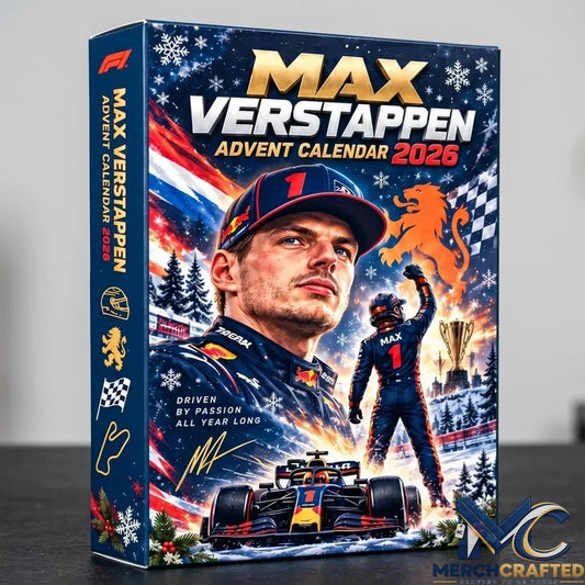 Max Verstappen Red Bull Racing F1 Advent Calendar 2026 24 Day Formula One Collectible Christmas Countdown Gift