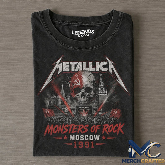 Metallica Monsters of Rock Moscow 1991 Tee