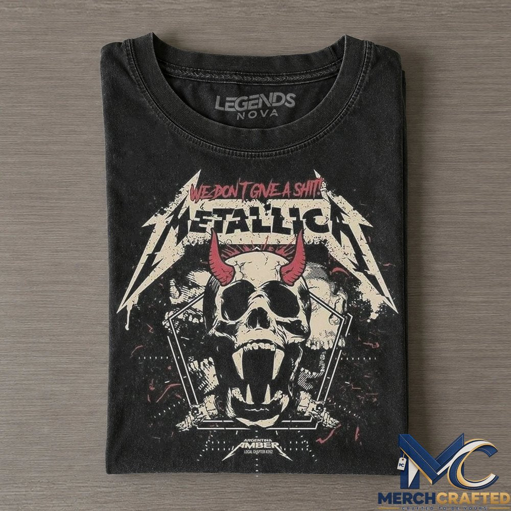 Metallica Vintage Rock Band Graphic T‑Shirt