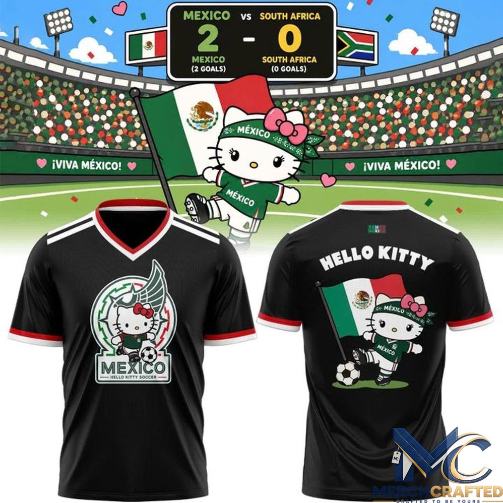 Mexico Soccer x Hello Kitty WC26 Special Edition Black Shirt