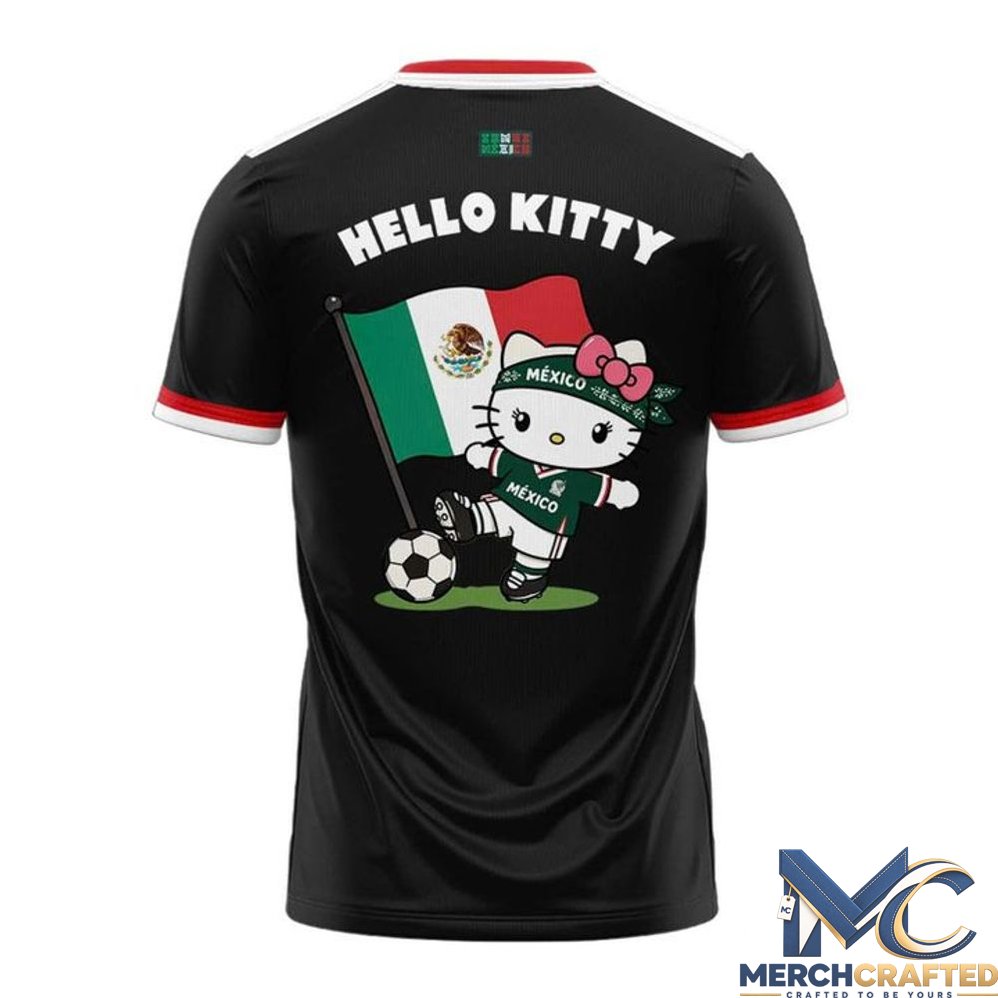 Mexico Soccer x Hello Kitty WC26 Special Edition Black Shirt