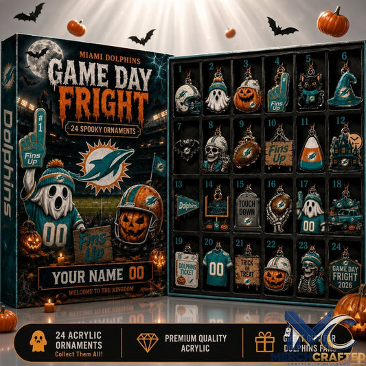 Miami Dolphins x NFL Halloween 2026 Blind Box Advent Calendar Game Day Fright