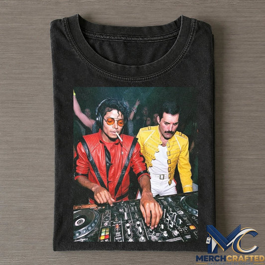 Michael Jackson & Freddie Mercury DJ Tee
