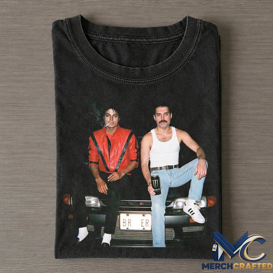 Michael Jackson & Freddie Mercury DJ Tee