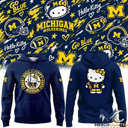 Michigan Football Hello Kitty 2026 Hoodie