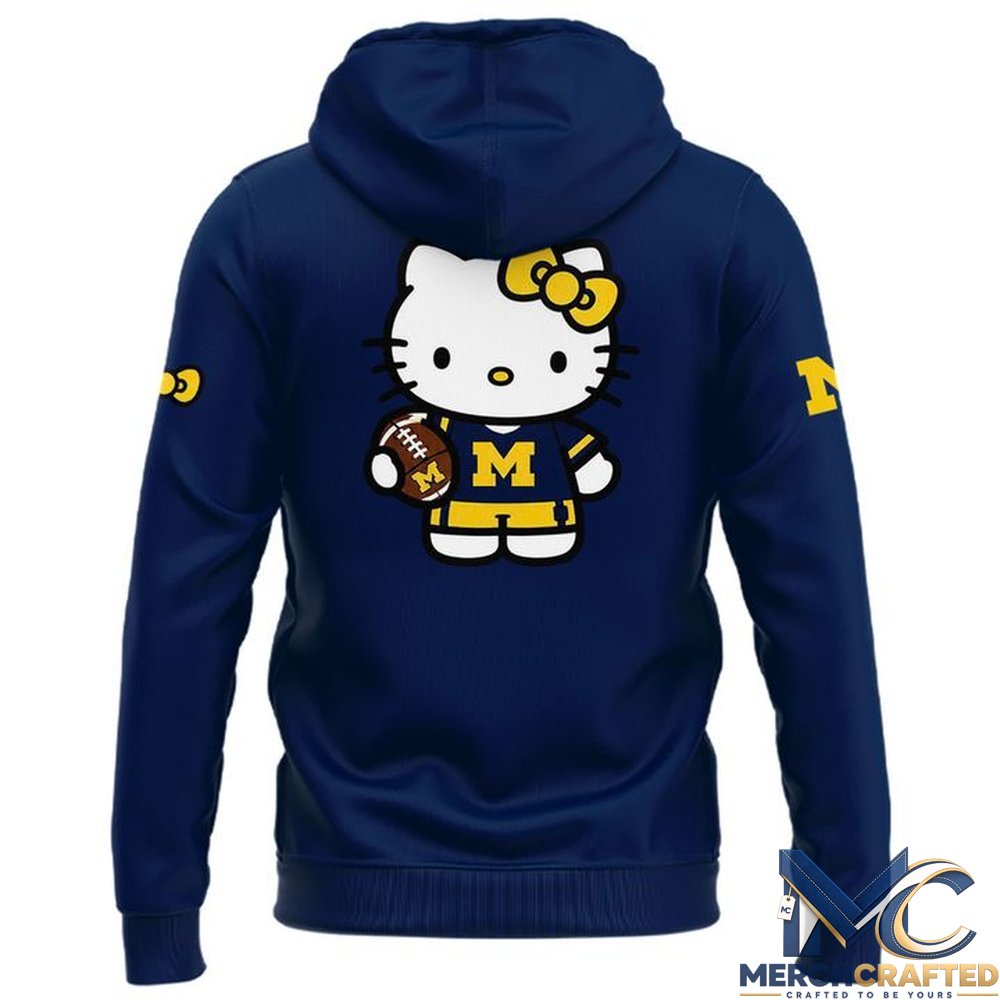 Michigan Football Hello Kitty 2026 Hoodie