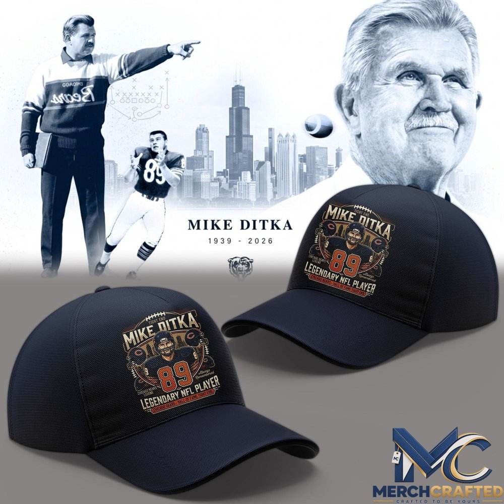 Mike Ditka 89 Legendary Football Player Cap