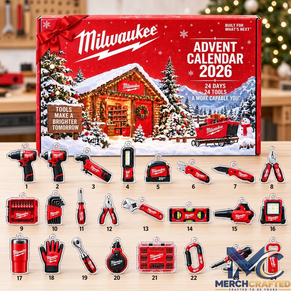 Milwaukee Advent Calendar 2026  24 Days 24 Tools Collectible Charms