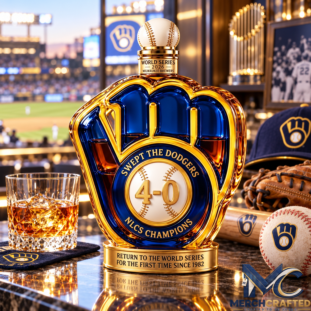 Milwaukee Brewers 2026 NLCS Champions Whiskey Decanter