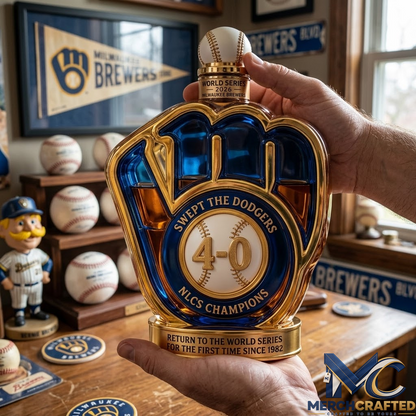Milwaukee Brewers 2026 NLCS Champions Whiskey Decanter