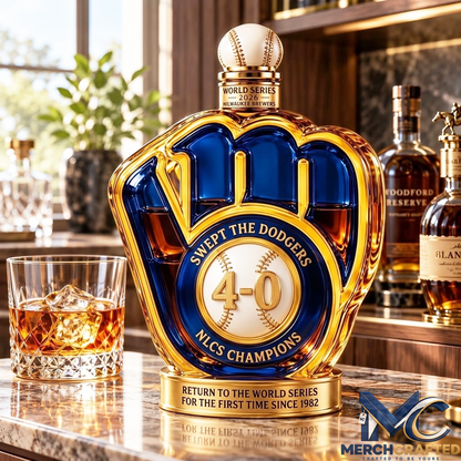 Milwaukee Brewers 2026 NLCS Champions Whiskey Decanter