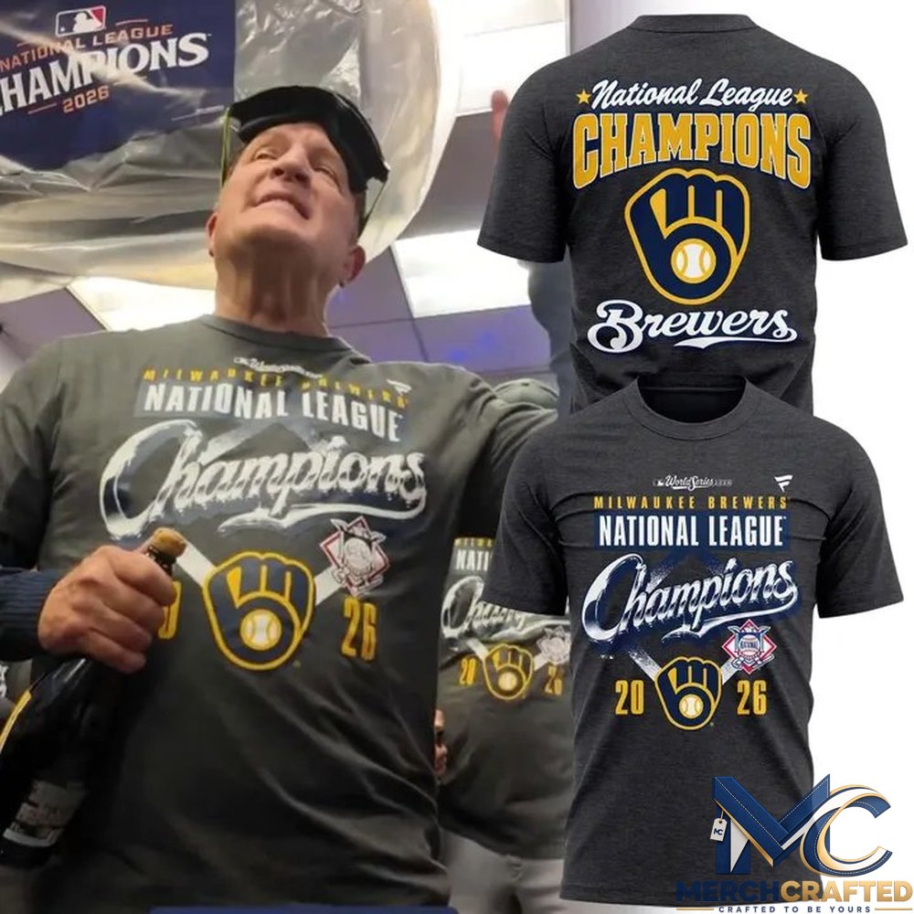 Milwaukee Brewers 2026 National League Champions T Shirt